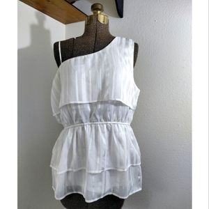 Studio Y Women's One Shoulder Blouse